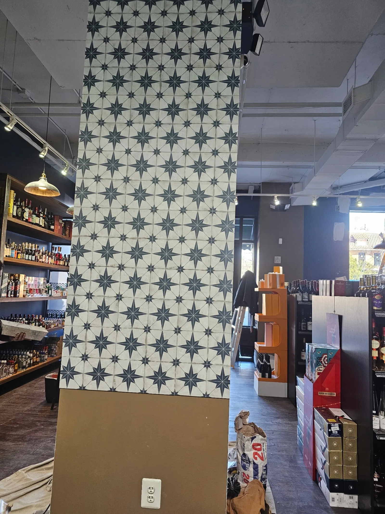 Retail store interior in the DMV where the crew handles commercial repairs